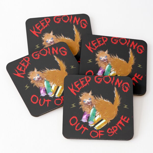 Item preview, Keep Going Out of Spite - Scrunkly Tater Tot (Blue) designed and sold by KittyCrusAIDe.