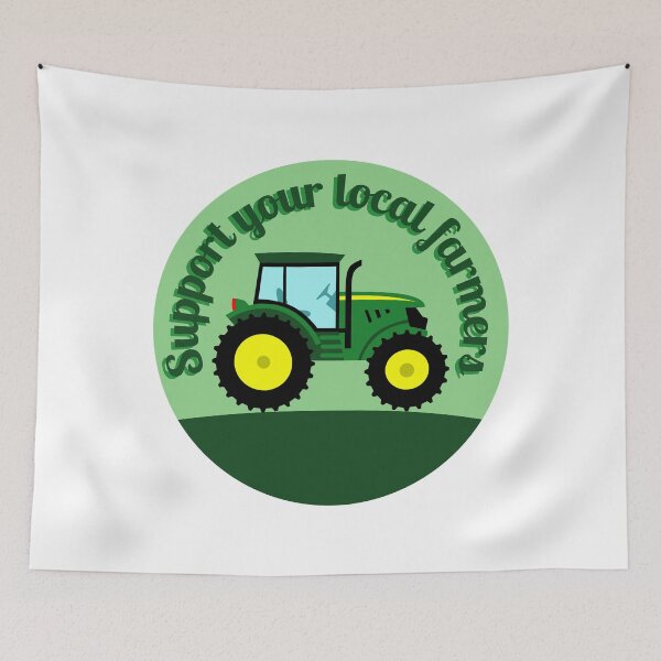 Item preview, Support your local farmers drawing designed and sold by Blondiabshop.
