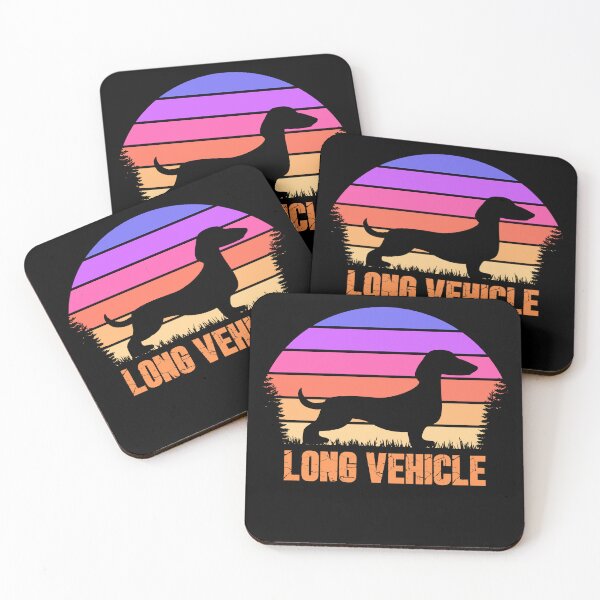 Item preview, long vehicle dachshund  designed and sold by Kuki-shop.