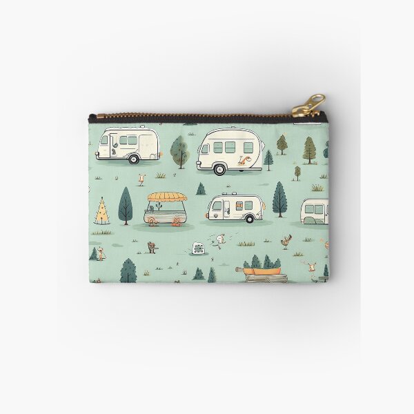 Item preview, Cute Cartoon RV Camper Vans Living the #VanLife in the Lovely Outdoors designed and sold by FazStuffStore.