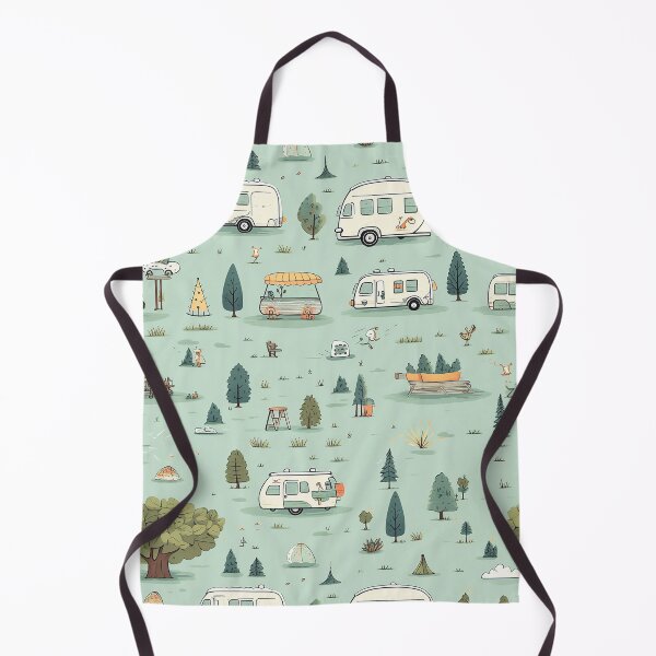 Item preview, Cute Cartoon RV Camper Vans Living the #VanLife in the Lovely Outdoors designed and sold by FazStuffStore.