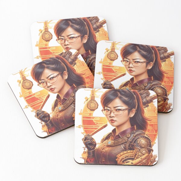 Item preview, Steampunk Girl designed and sold by Lia's AI Art.