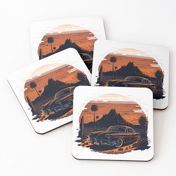 Item preview, Car Retro American USA Desert Muscle designed and sold by Chemikal1993.