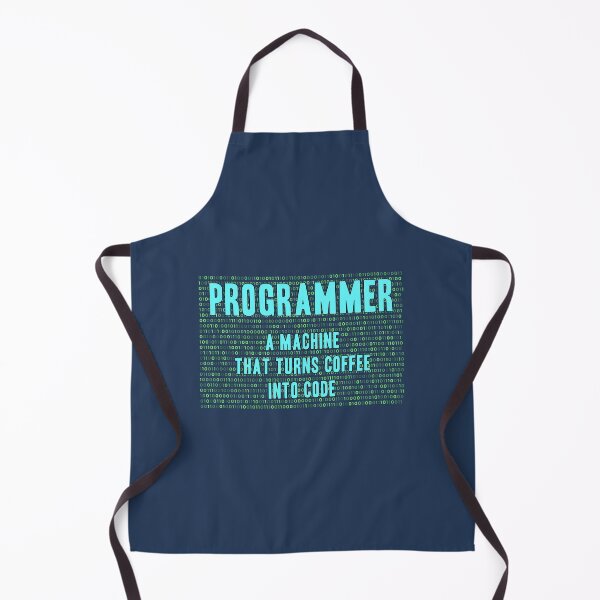 Item preview, Programmer A machine that turns coffee into code, a funny joke for programming lovers and developers designed and sold by abdelhak2005.
