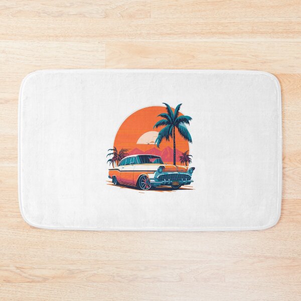 Item preview, Car Retro American USA Tropical Sunset, american, car designed and sold by Chemikal1993.