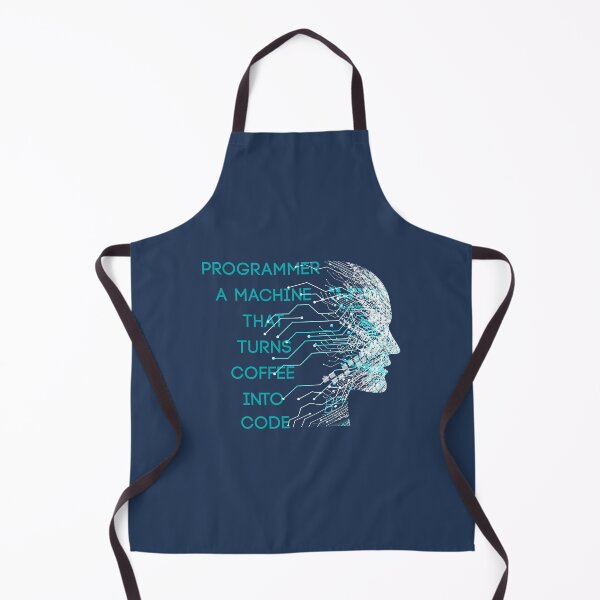 Item preview, Programmer A machine that turns coffee into code, a funny joke for programming lovers and developers designed and sold by abdelhak2005.