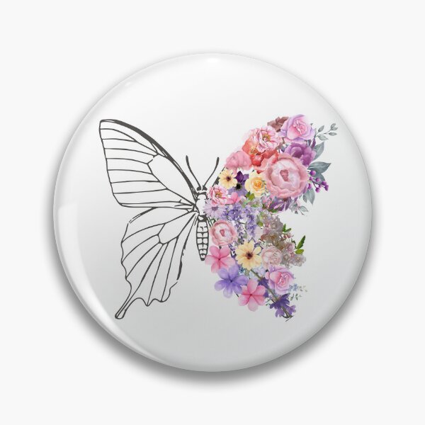 Item preview, Butterfly with Flower Wings designed and sold by RokaaShop.