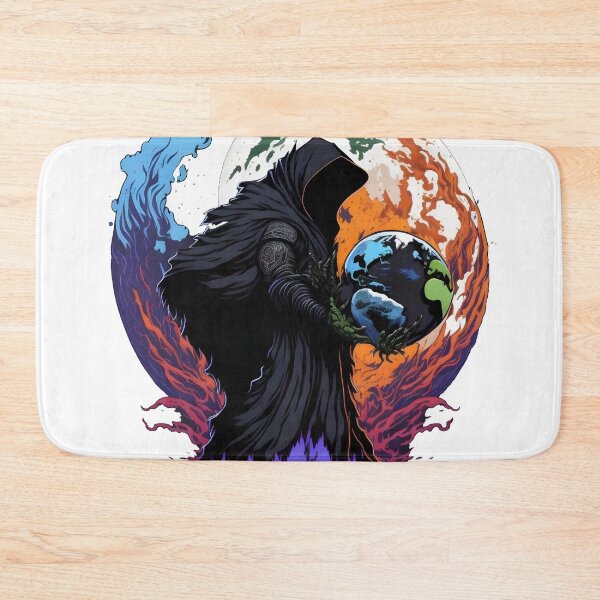 Item preview, The Grim Reaper holds the world designed and sold by BearsAndSkulls.