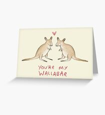 Wallabae Greeting Card