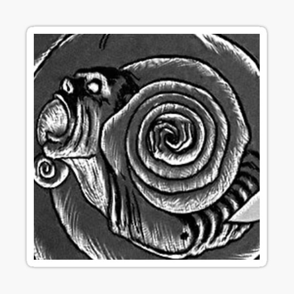 Aperçu de l'œuvre Manga d'horreur en spirale 034 créée et vendue par SupaGaijin.