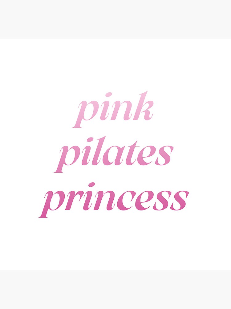 pink pilates princess aesthetic Poster for Sale by aubreesdesigns