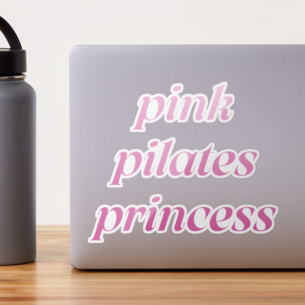 pink pilates princess aesthetic Sticker for Sale by aubreesdesigns