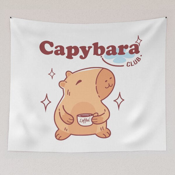 Aperçu de l'œuvre Capybara club créée et vendue par CarolCaju.