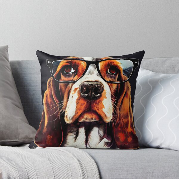 Item preview, Hipster Dog Abby #dog designed and sold by JBJart.
