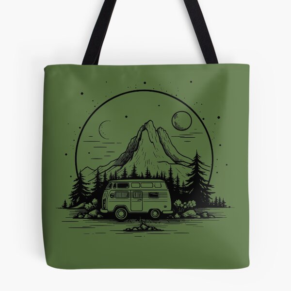 Item preview, Retro Travel: Vintage Adventure Camping Car designed and sold by ArtByKattie.
