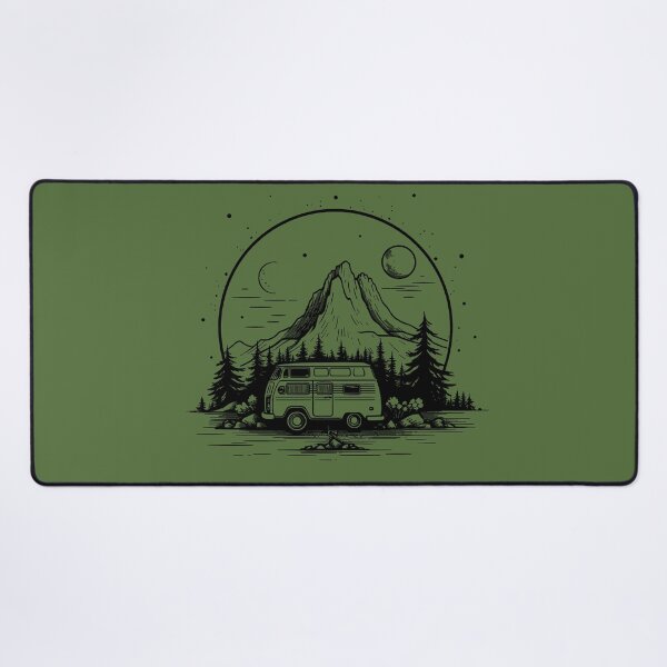 Item preview, Retro Travel: Vintage Adventure Camping Car designed and sold by ArtByKattie.
