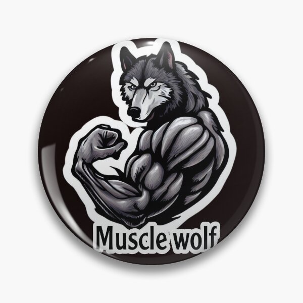 Item preview, Muscle wolf  designed and sold by Shadyshoo.