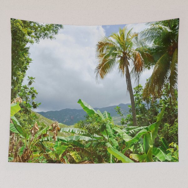 Item preview, Tropical Forest Mountains Travel Haiti designed and sold by chonkandbeans.