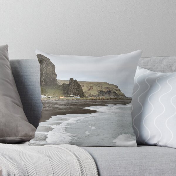 Item preview, Black Sand Beach Mountains Travel Iceland designed and sold by chonkandbeans.