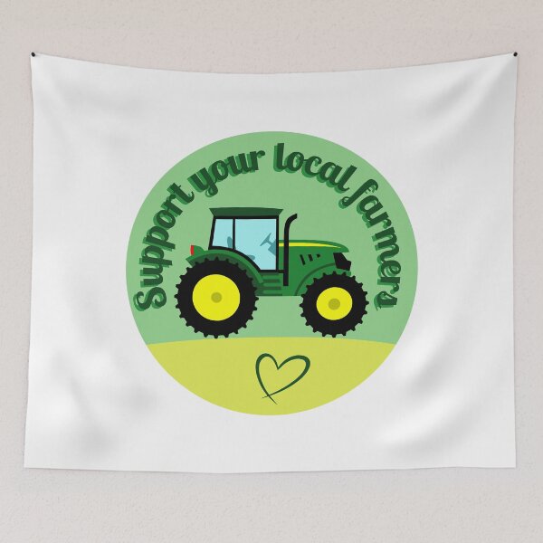 Item preview, Support your local farmers drawing designed and sold by Blondiabshop.
