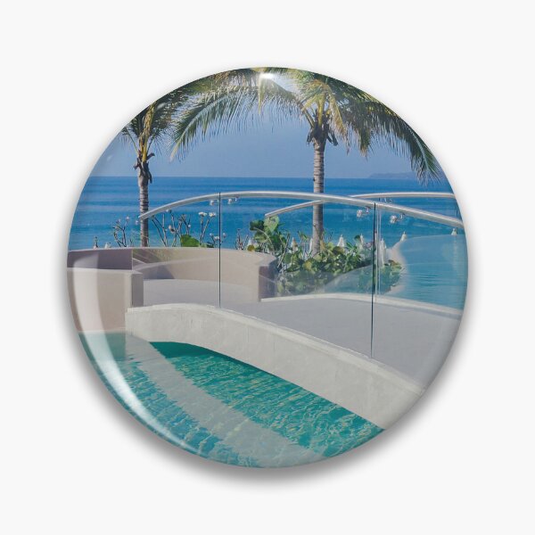 Item preview, Beach Resort Palm Trees Travel Mexico designed and sold by chonkandbeans.