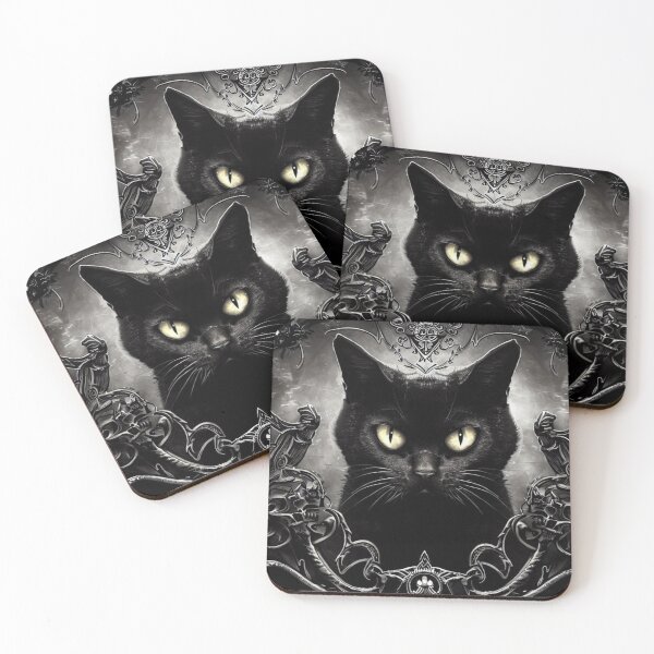 Item preview, Gothic Black Cat designed and sold by Zombiekev.