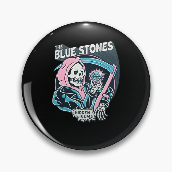 Item preview, The blue stones Hidden Gems logo designed and sold by PhilippineDupuy.