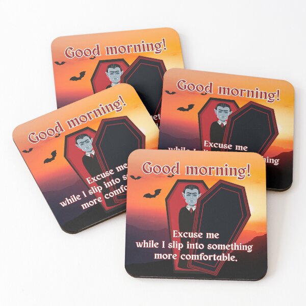 Item preview, Good Morning Vampire Artwork  designed and sold by Scotti Cohn.