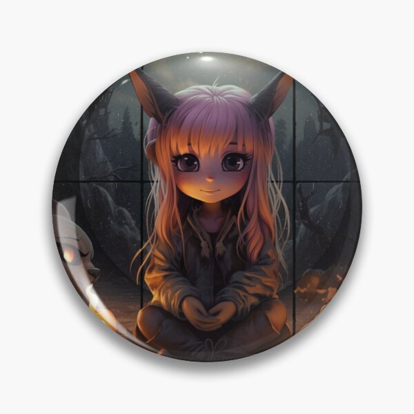 Item preview, Halloween Anime Chibi Kawaii Girl Funny Gift For Kids designed and sold by Chmielayka.