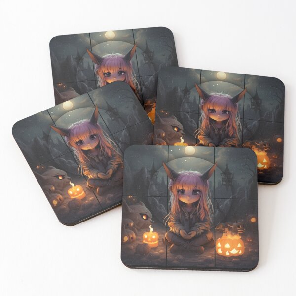 Item preview, Halloween Anime Chibi Kawaii Girl Funny Gift For Kids designed and sold by Chmielayka.