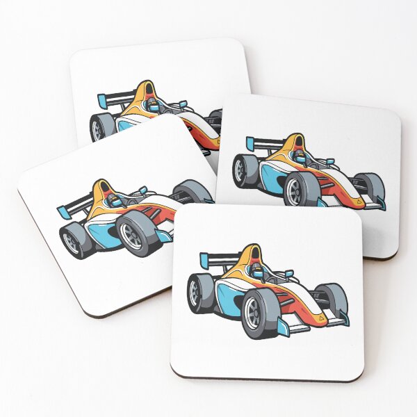 Item preview, Cartoon of a very fast racecar  designed and sold by janedewaard.