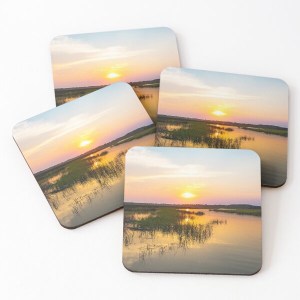 Item preview, Sunset over Marsh designed and sold by GEM-Photo.