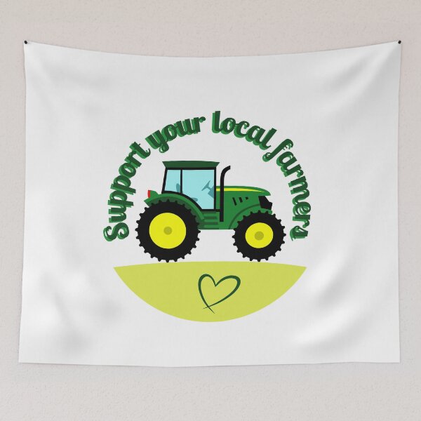 Item preview, Support your local farmers drawing designed and sold by Blondiabshop.