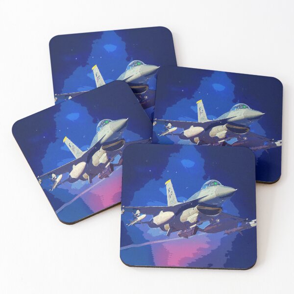 Item preview, F-16C Fighting Falcon flying in the night sky designed and sold by Rodissimus1984.
