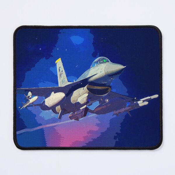 Item preview, F-16C Fighting Falcon flying in the night sky designed and sold by Rodissimus1984.