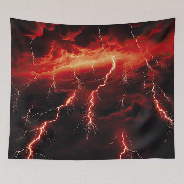 Item preview, Electricity Will Kill You Red Graphic T-Shirt Dress designed and sold by Digital-Art-Co.