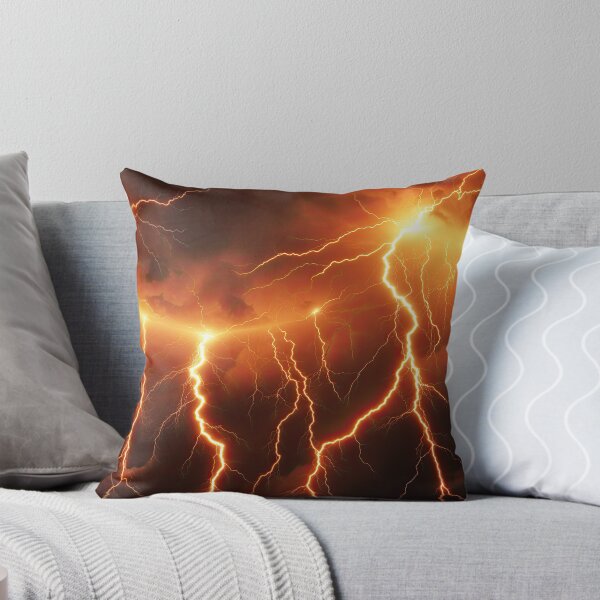Item preview, Electricity Will Kill You Orange Graphic T-Shirt Dress designed and sold by Digital-Art-Co.