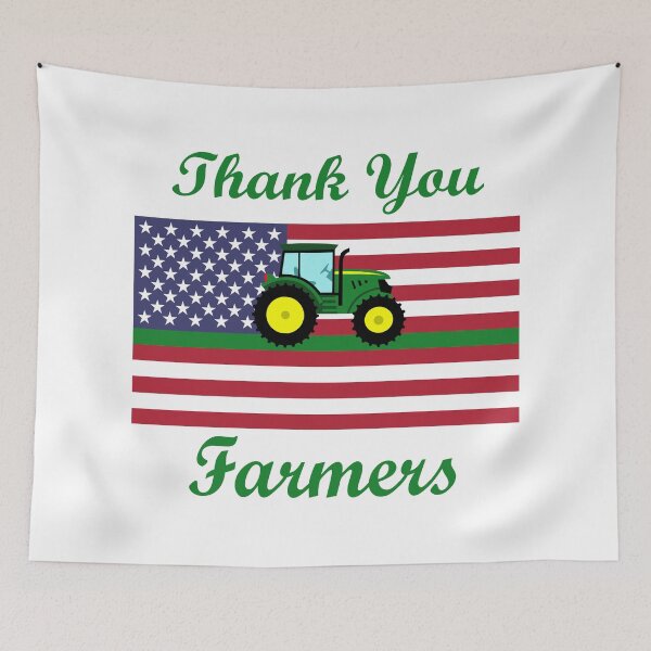 Item preview, Thank you farmers drawing designed and sold by Blondiabshop.