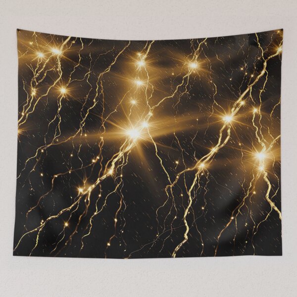 Item preview, Electricity Will Kill You Gold Graphic T-Shirt Dress designed and sold by Digital-Art-Co.