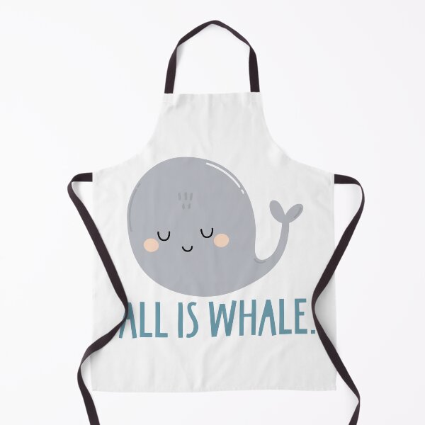 Item preview, All is Whale Cute Kawaii Whale designed and sold by LiddyLuDesigns.