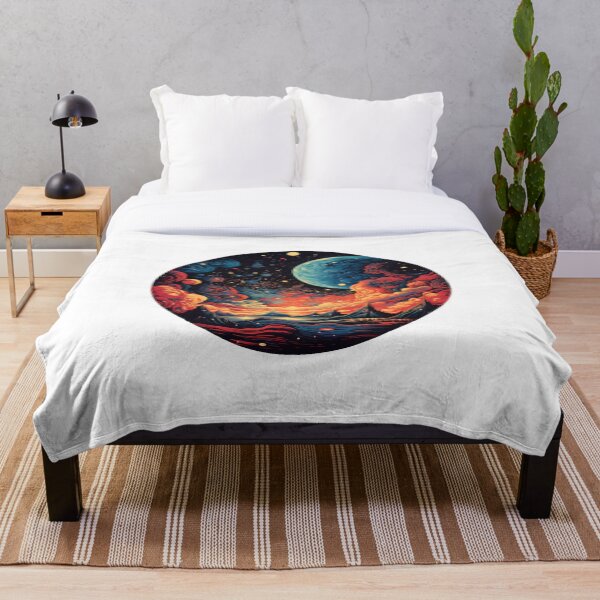 Item preview, Beauty of universe big pretty moon design designed and sold by SmileshareShop.