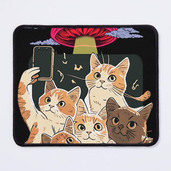 Item preview, cat selfie ufo  designed and sold by BartekDesigne.