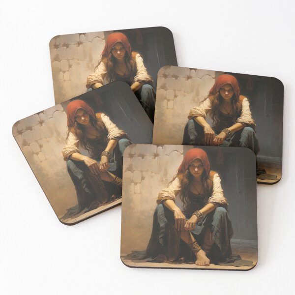 Item preview, Barefoot Beggar Girl #1 designed and sold by Demonik-Art.