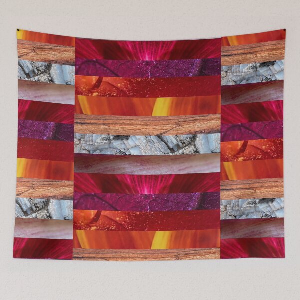 Item preview, Lesbian pride flag natural patterns - an lesbian pride flag made from natures colors designed and sold by OZKURO.