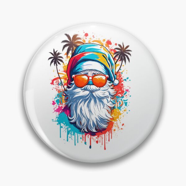 Item preview, a colorful little santa claus wearing glasses designed and sold by ARinternational.