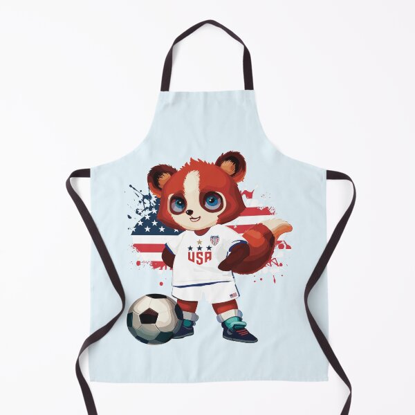 Item preview, USA Soccer Red Panda Mascot designed and sold by Numero14.