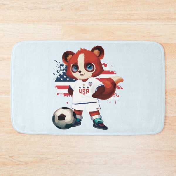 Item preview, USA Soccer Red Panda Mascot designed and sold by Numero14.