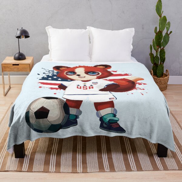 Item preview, USA Soccer Red Panda Mascot designed and sold by Numero14.