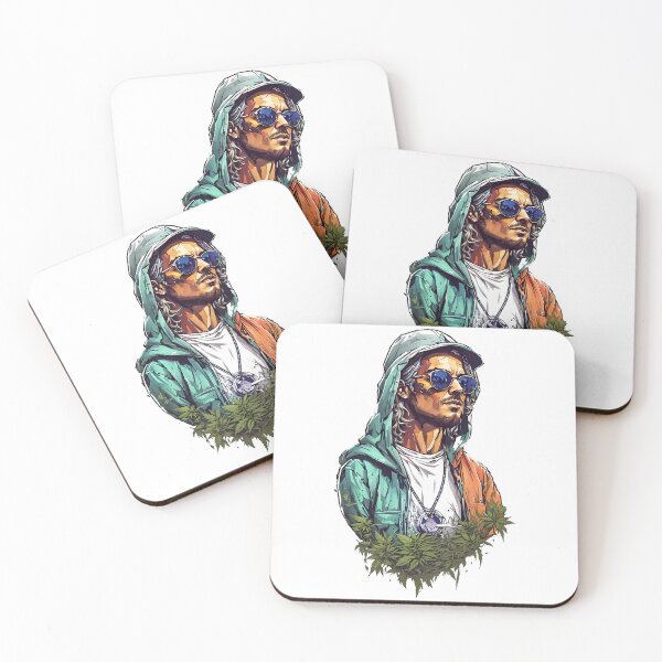 Item preview, Cali Dude Chronically chilling on that Chronic rocking Aviators designed and sold by wojysmokes.