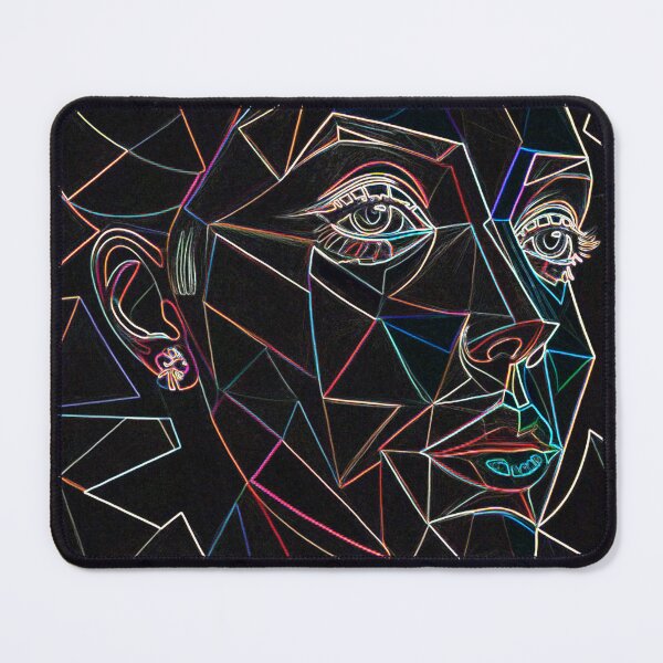 Item preview, Abstract Line Art Portrait 1007 designed and sold by Dream369.